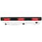 Truck-Lite 15 Series, Incandescent, Identification Bar, Rectangular, Red, 3 Lights, 6 In. Centers, Black, 12V 15745R - alternate 2